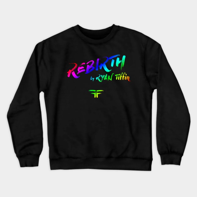 REBIRTH Rainbow Logo #2 by Steve Govern Crewneck Sweatshirt by Ryan Tiffin